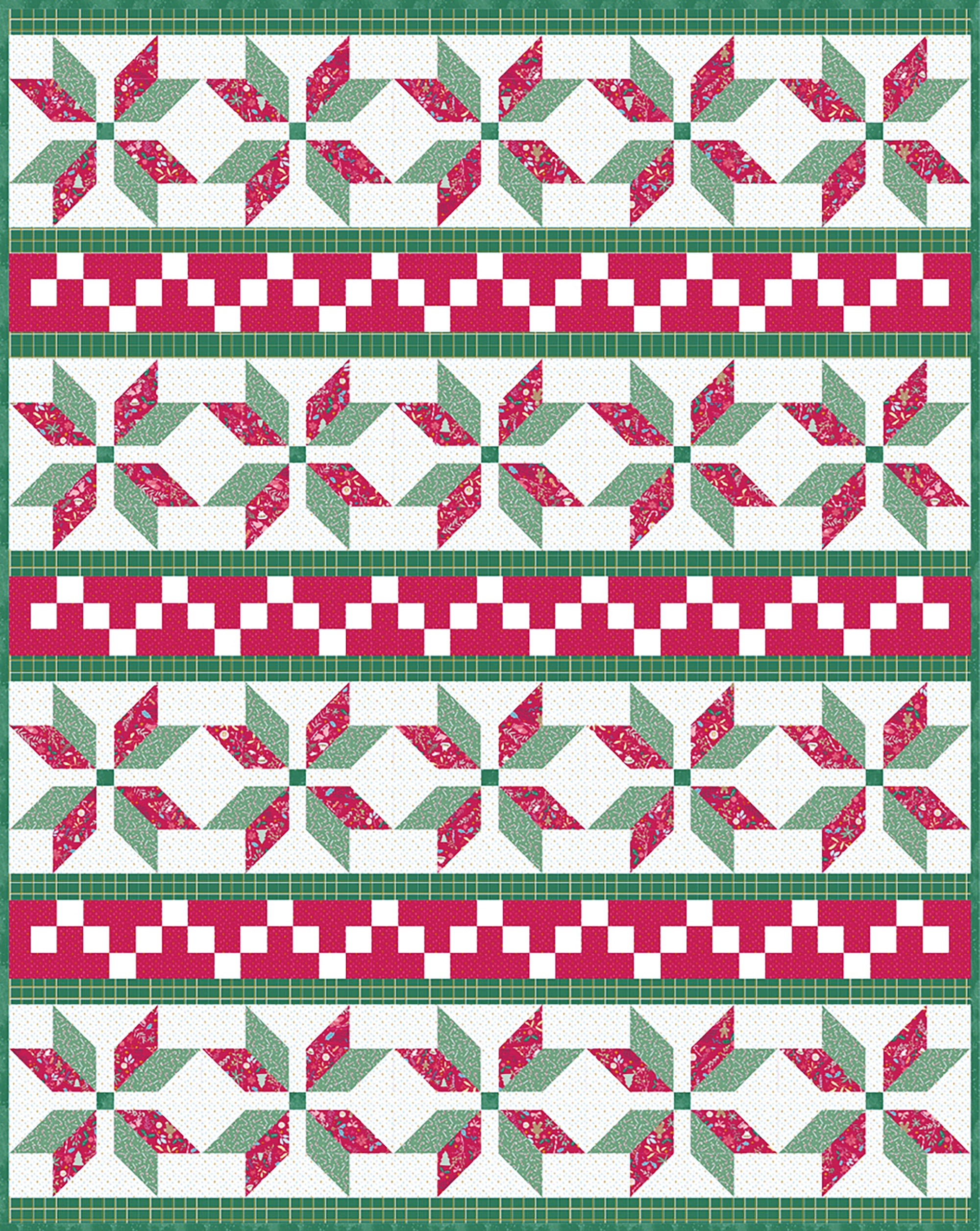 Nordic Isle Quilt Pattern Downloadby Kristin Gassaway