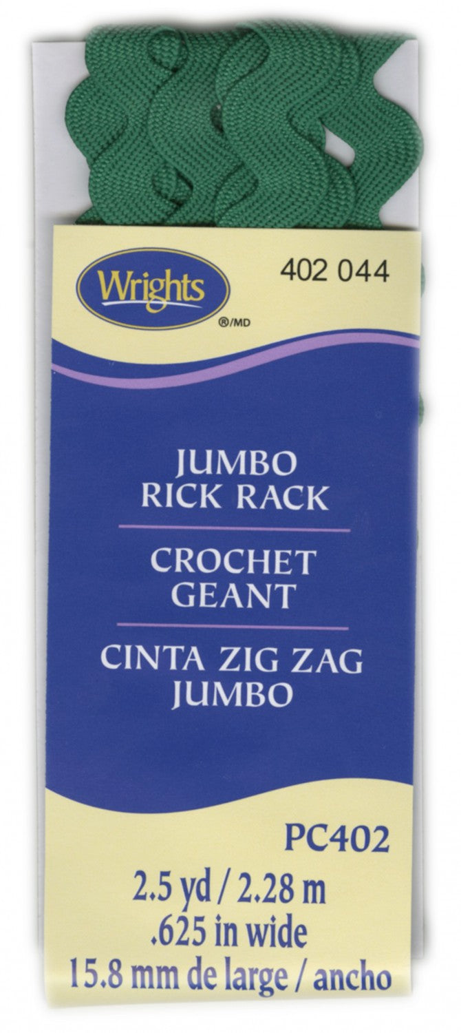 Jumbo Rick Rack - Emerald
