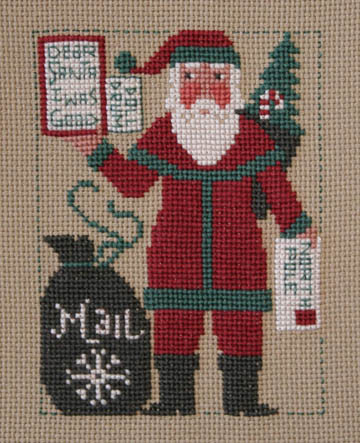 2012 Schooler Santa - Cross Stitch Chart