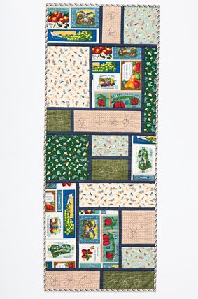 Random Windows Table Runner Quilt Pattern PDFby Tulip Square