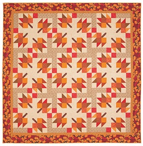 Tumbled Leaves Quilt Pattern Downloadby Kristin Gassaway