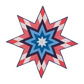 Star Shaped Topper Pattern Downloadby The Fabric Addict