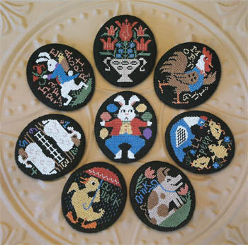 Vintage Eggs Cross Stitch Pattern by The Prairie Schooler