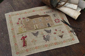Stacy Nash House of Berry's Chapel Road +Miss Baxter's House Sampler+ pattern