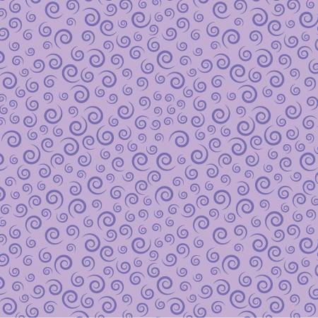 Purple Swirls & Curls
