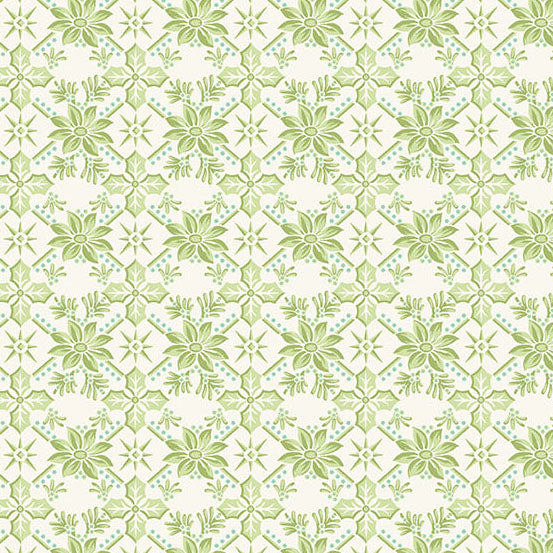 Sugarberry Winter Foliage Cream A1463L by Andover Fabrics (sold in 25cm increments)