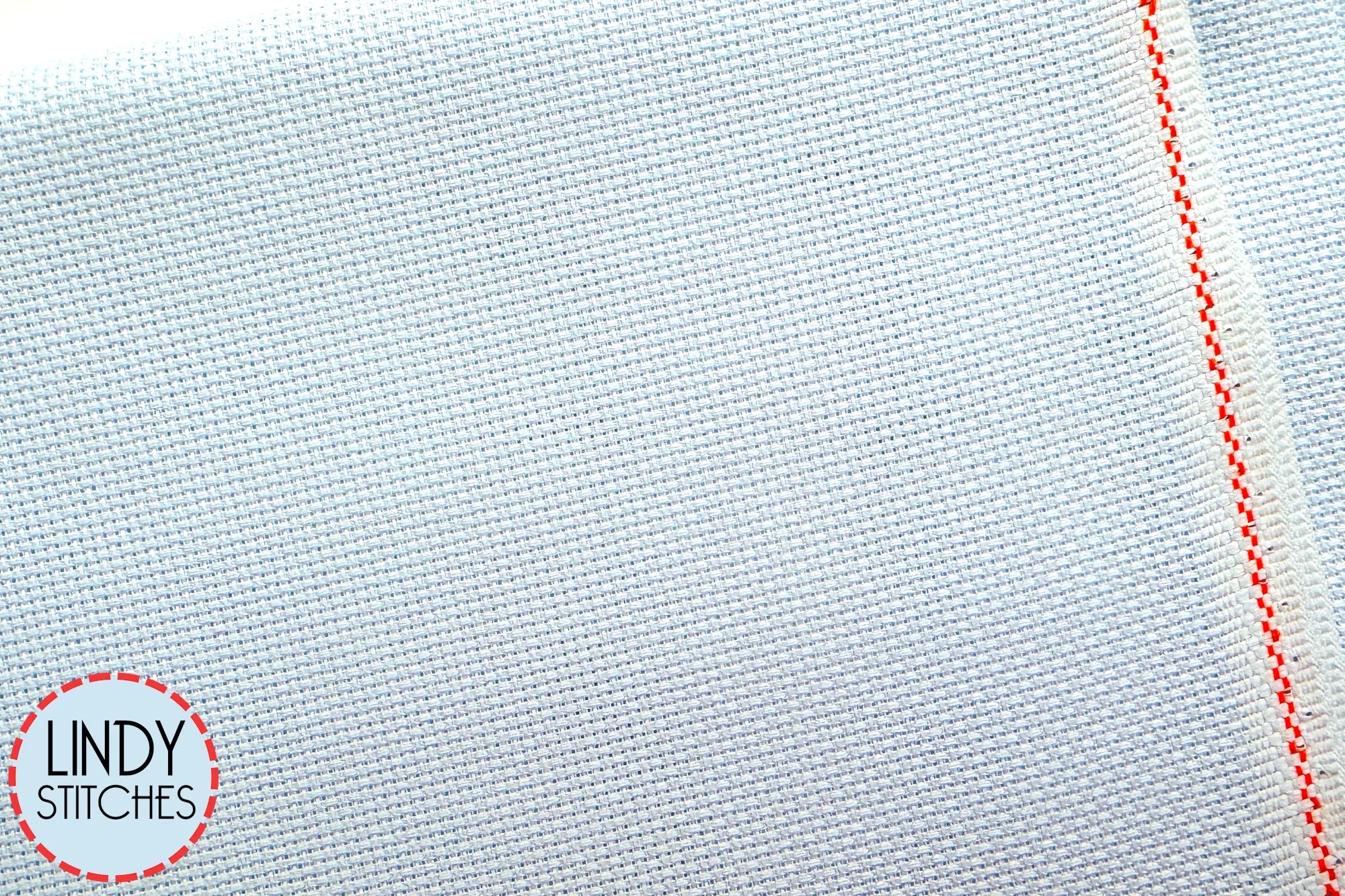 14 count Ice Blue Aida by Zweigart Neutral Cross Stitch Fabric