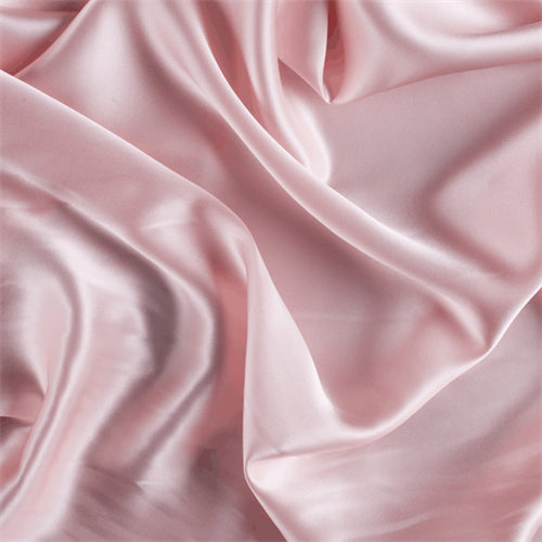 Runway Silks Blush Pink Stretch Silk Charmeuse Fabric - Reorderable