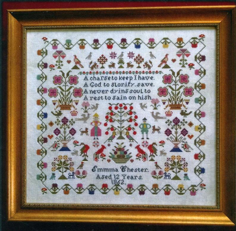 --Emma Chester 1962 - Cross Stitch Chart