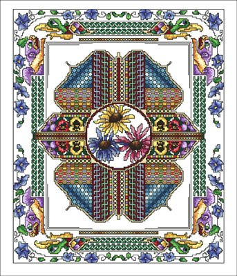 --Celtic April - Cross Stitch Chart
