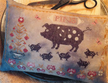 Spotted Pigs Pinkeep pattern by Stacy Nash