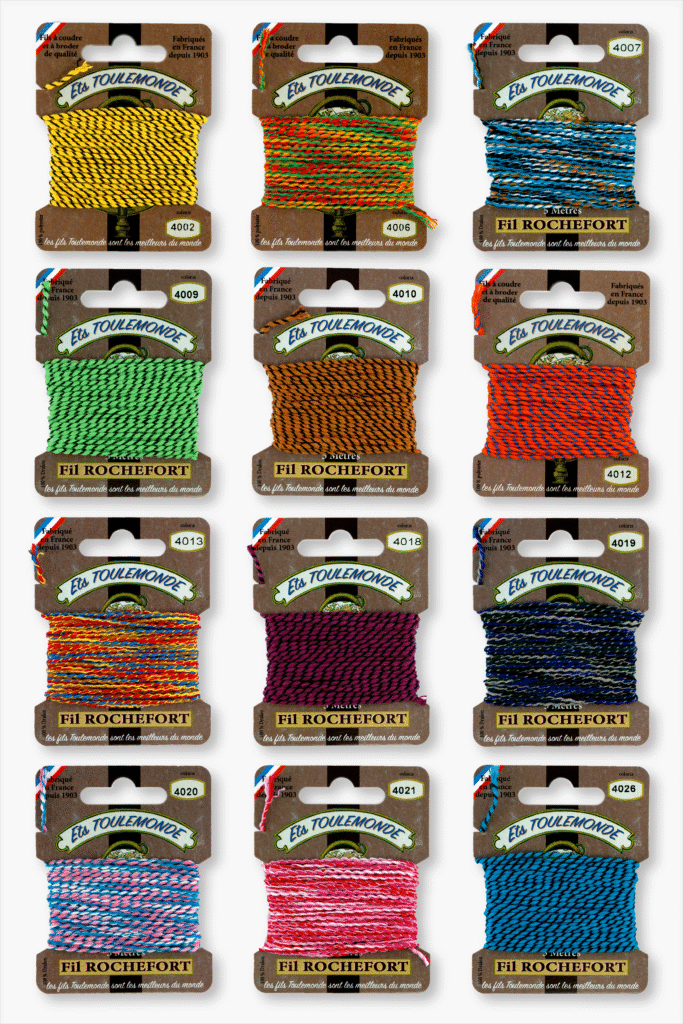 Maison Sajou – Embroidery floss Rochefort 12 modern tones box