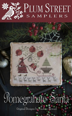 Pomegranate Santa by Plum Street Samplers Pattern