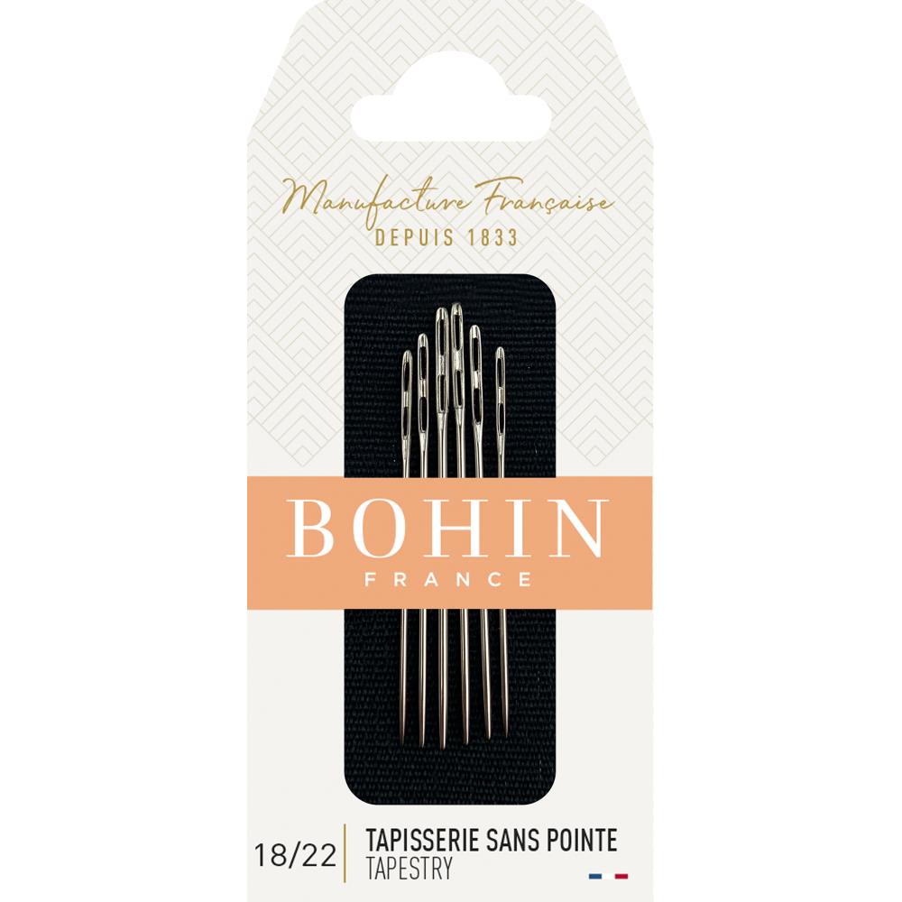 --Bohin Double Eye Tapestry Hand Needles Size 18/22 (6/Pkg)
