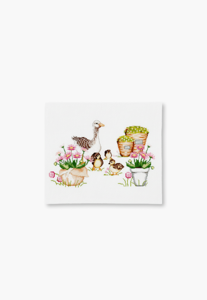 Cross-Stitch Kit Fresh Flowers Market 2