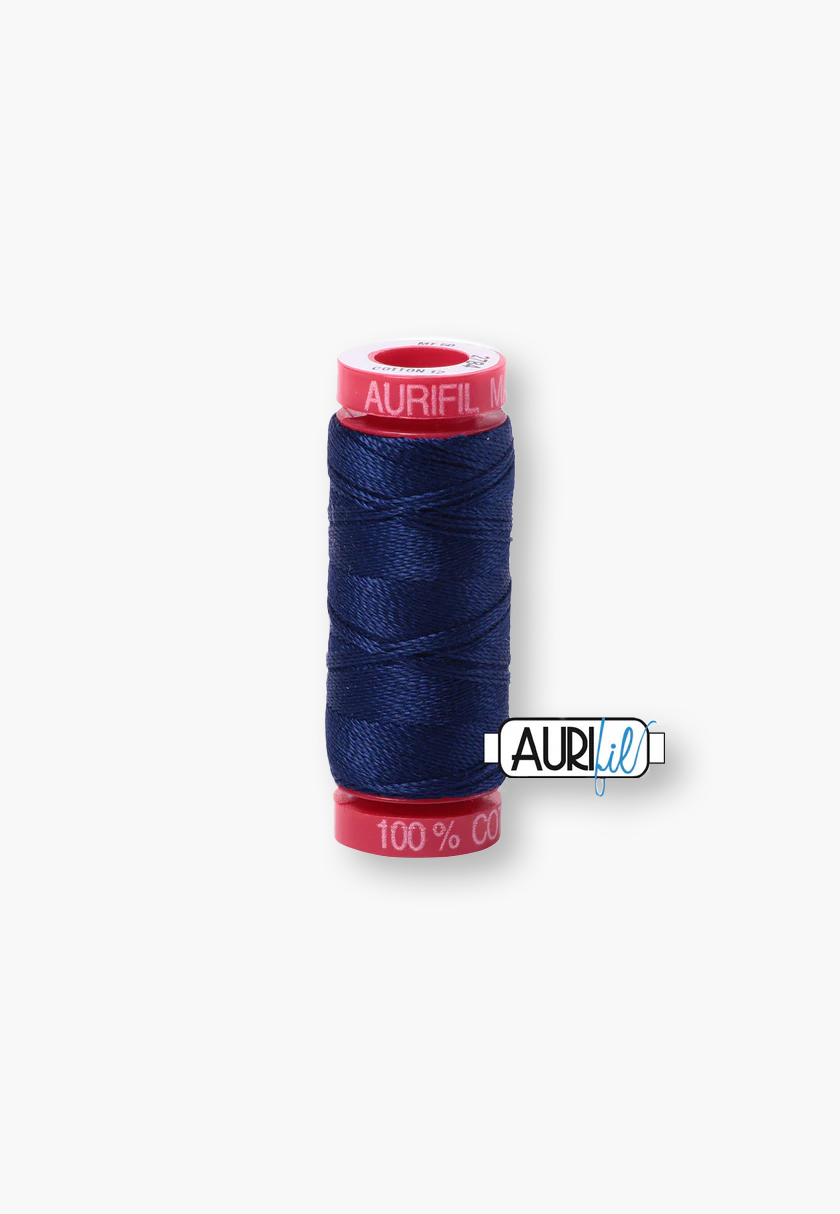 Aurifil Mako Cotton 12wt Blue BMK12SP50 – 2784