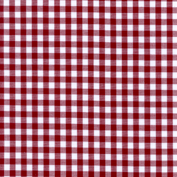 Berry 1/4 Inch Gingham Fabric - Reorderable