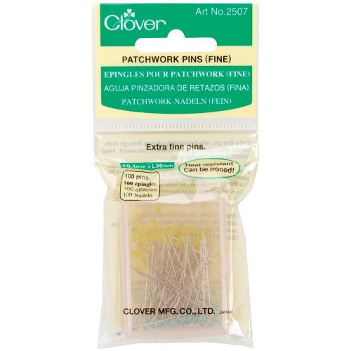 Clover Patchwork Pins Fine (100/Pkg)