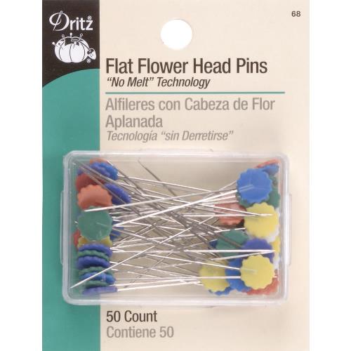 Dritz Flat Flower Head Pins (50/Pkg)