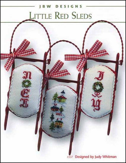Little Red Sleds - Cross Stitch Chart
