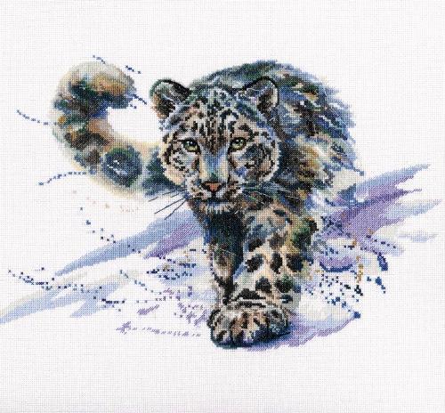 Snow Leopard - Counted Cross Stitch Kit