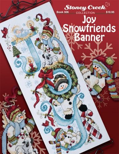 Joy Snowfriends Banner Book 506 - Cross Stitch Chart