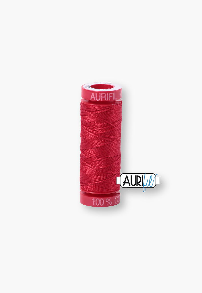 Aurifil Mako Cotton 12wt Red BMK12SP50 – 2250