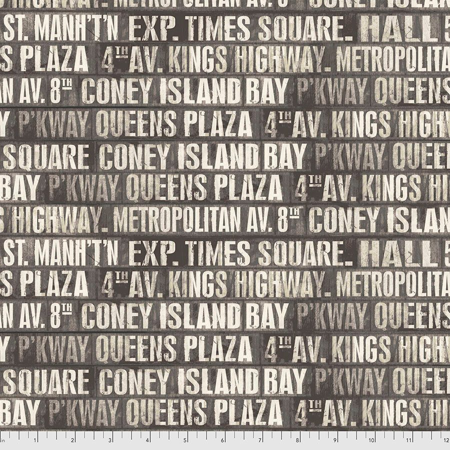 PWTH173.CHARCOAL SUBWAY SIGNS