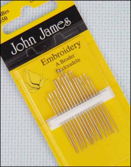 Embroidery 5/10 Needles by John James