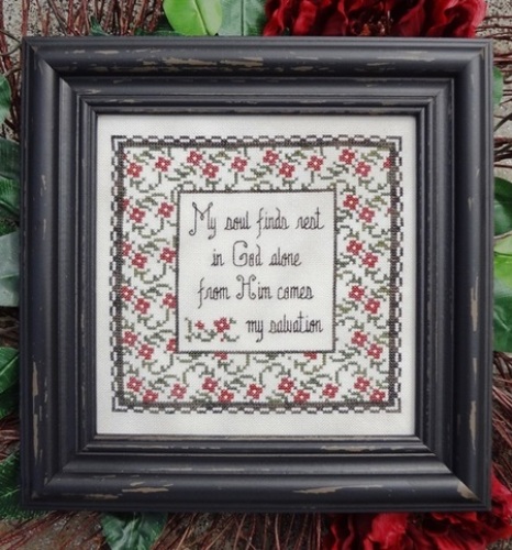 My Soul Finds Rest - Cross Stitch Chart