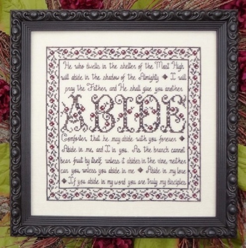 Building Blocks Abide - Cross Stitch Chart