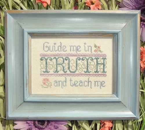 Guide Me in Truth - Cross Stitch Chart