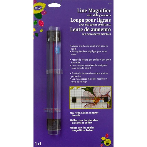 LoRan Line Magnifier With Sliding Markers LM2