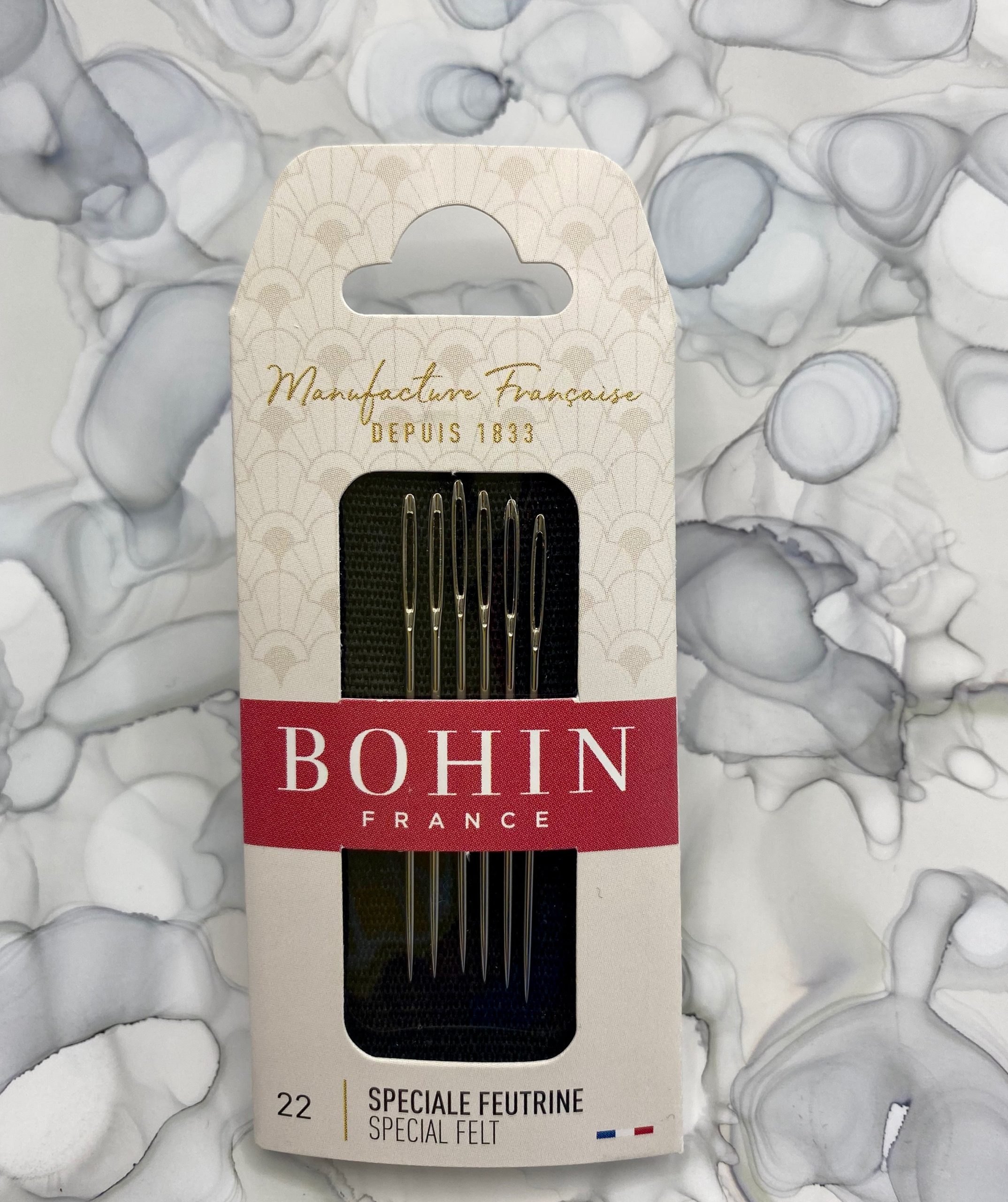 Bohin Chenille Needles for Felt Work, Size 22