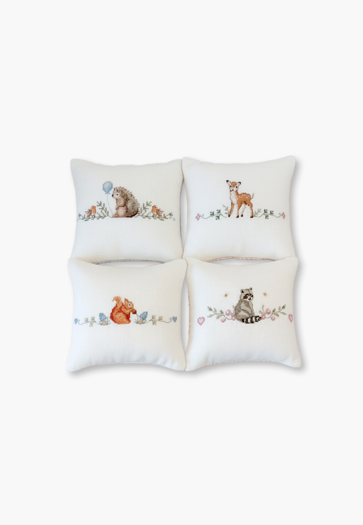 Cross-Stitch Kit Forest Friends Baby Set