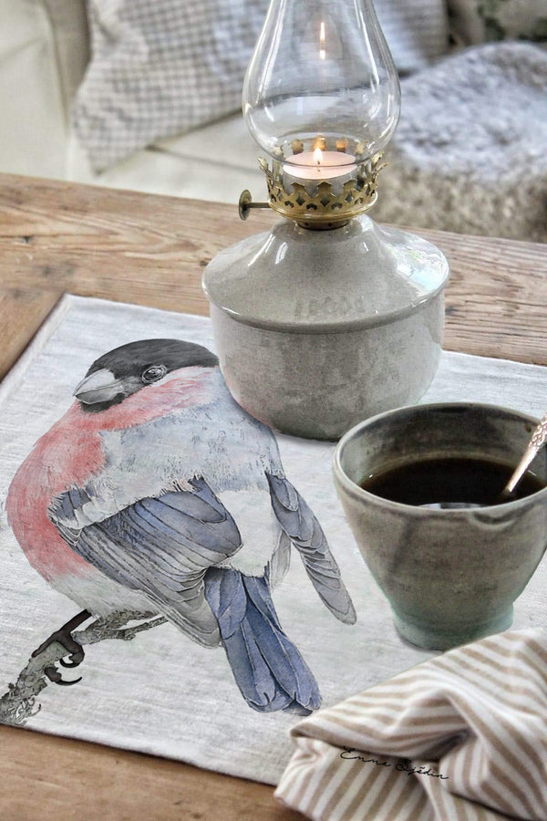 Emma Sjodin: Placemat Bull Finch