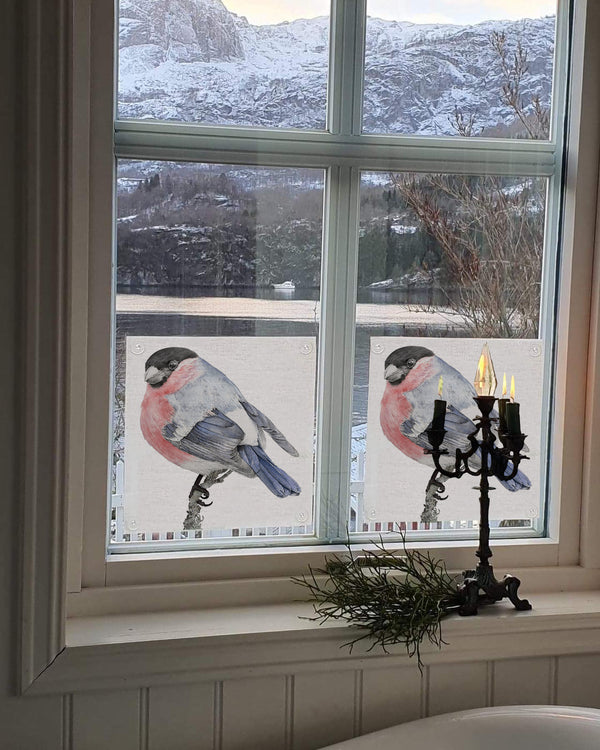 Emma Sjodin: Windowshade (31 x 31cm), Bull Finch