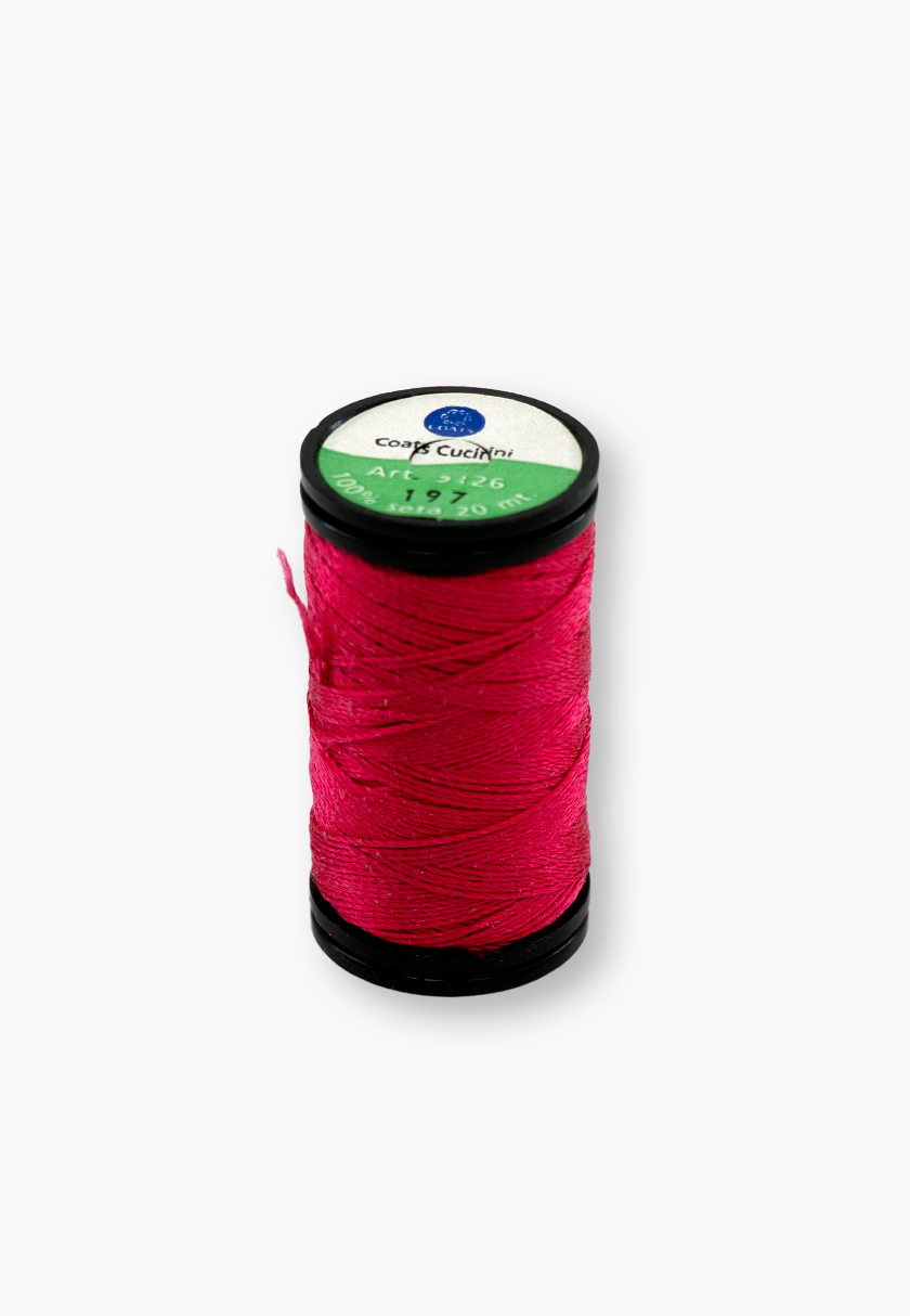 Cucirini Cantoni Coats Seta Faro 197 – 20m Spool – 100% Silk