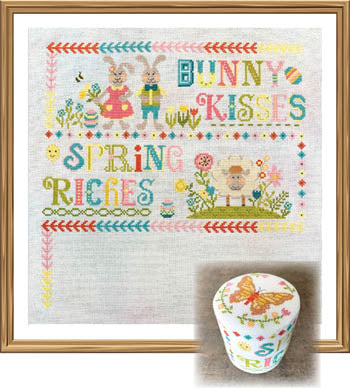 Easter Wishes Part 2: Spring Riches Cross Stitch Pattern by Tiny Modernist