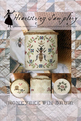 Honeybee Pin Drum pattern by Heartstring Samplery