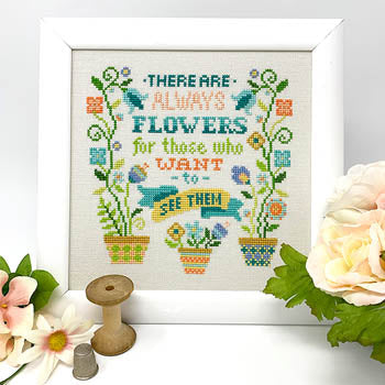 Always Flowers Cross Stitch Pattern by Tiny Modernist
