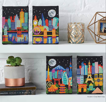 Night Skylines Cross Stitch Pattern