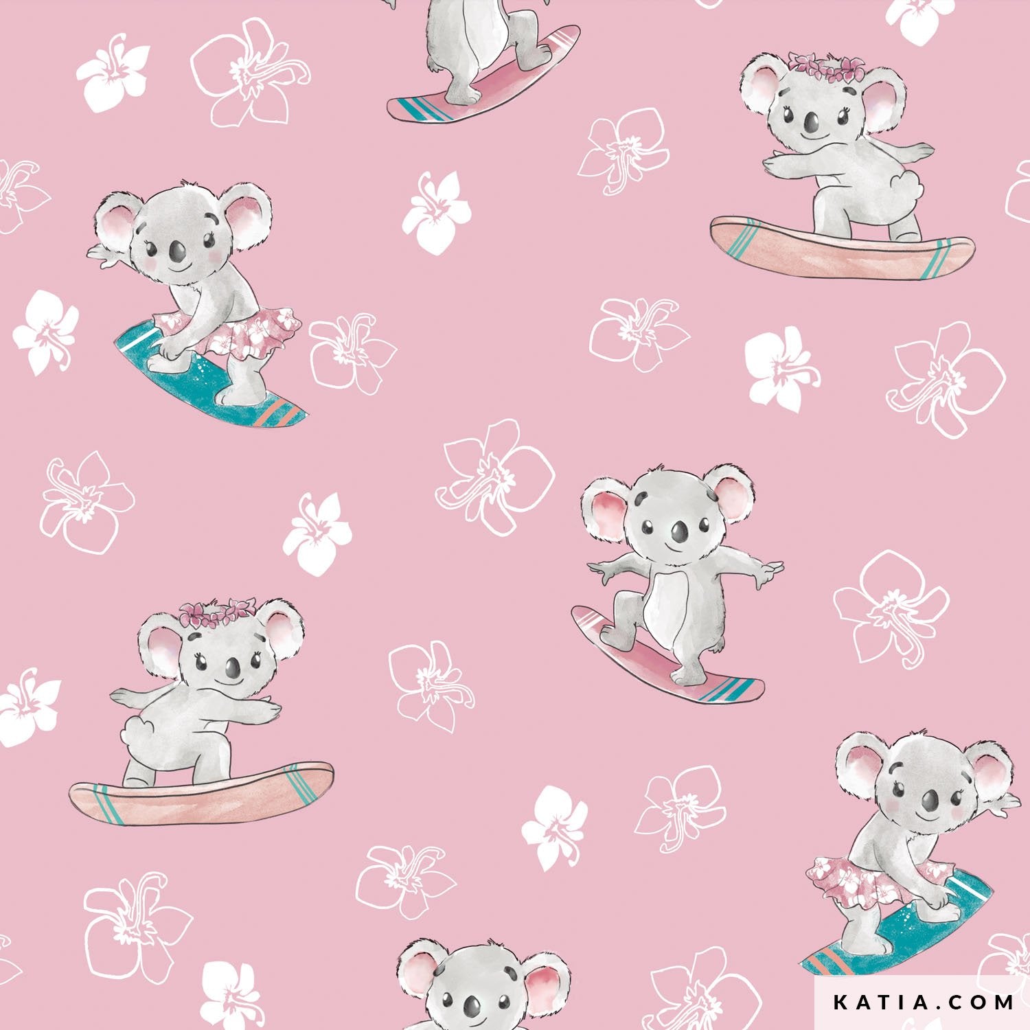 Koala Poplin Rose - Katia