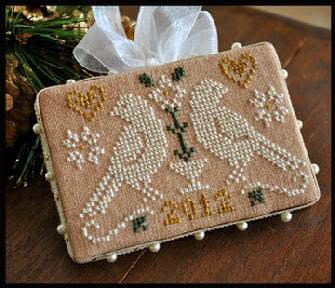 Quaker Birds: 2012 Ornament Cross Stitch Pattern by Little House Needleworks