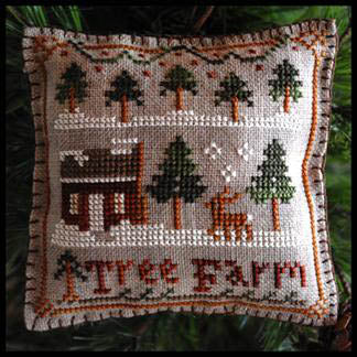 Tree Farm: 2012 Ornament Cross Stitch Pattern by Little House Needleworks