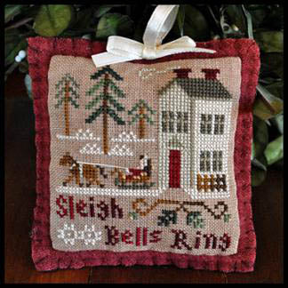 Sleigh Bells: 2012 Ornament Cross Stitch Pattern by Little House Needleworks