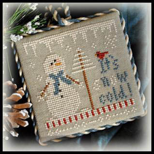 It's Snow Cold: 2012 Ornament Cross Stitch Pattern by Little House Needleworks