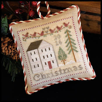2016 Christmas Ornament Cross Stitch Pattern by Little House Needleworks