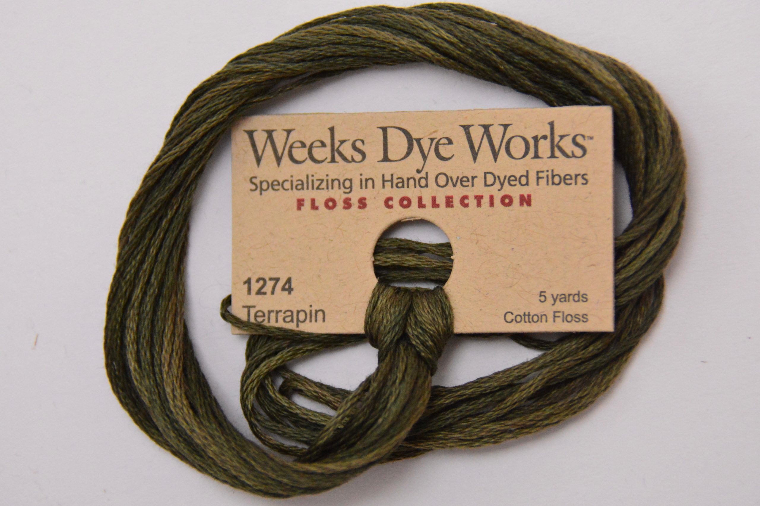 Terrapin 1274 Weeks Dye Works 6-Strand Hand-Dyed Embroidery Floss