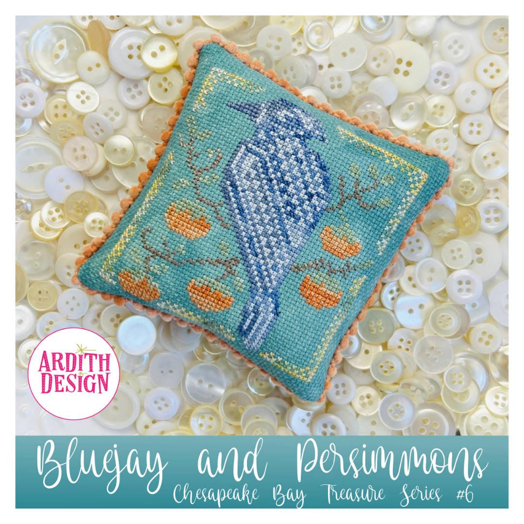Bluejay and Persimmons | Ardith Design